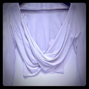 Swoop long sleeve infinity twist